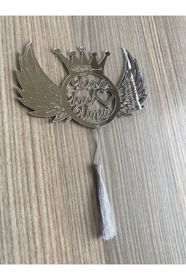 Ayna Pleksi Araba Dikiz Aynası Süsü GÜMÜŞ B16