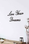 Live Your Dreams Mdf Tablo Wall Art