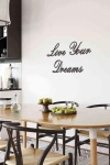 Live Your Dreams Mdf Tablo Wall Art
