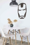 Iron Man 50x35cm Siyah Ahşap Lazer Tablo Mdf