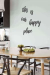 This Is Our Happy Place Mdf Tablo Wall Art