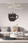 Coffee Lazer Kesim Dekoratif Tablo Ahşap Duvar Süsü