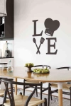 Love Mutfak Figürlü 3d Mdf Tablo Evinize Ofisinize Yeni Tarz Wall