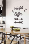 Mutfak Coffee Seti 3d Mdf Tablo Evinize Ofisinize Yeni Tarz Wall