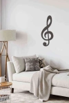 Müzik Melodi Sol Anaktarı 3d Mdf Tablo Evinize Ofisinize Yeni Tarz Wall Art