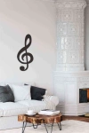 Müzik Melodi Sol Anaktarı 3d Mdf Tablo Evinize Ofisinize Yeni Tarz Wall Art