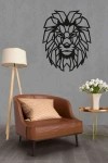 Aslan Figürlü 3d Mdf Tablo