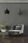 Allah Lafz 50x30 Cm Duvar Dekoru Tablosu Siyah Ahşap Lazer Mdf