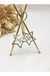 PLEKSİ ANAHTARLIK İKİLİ OLARAK YILDIZ MODEL GOLD