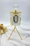 Lüks Ü Harfli Mumluk Gerçek Mum