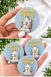 Atlı Karınca Figürlü Pleksi Doğum günü Magnet Hediyelik (15 adet) 7x7 cm