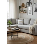 Beyaz Kalın Dantel Kırlent Kırlent Kılıfı 43 X 43