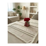 Ham Keten Krem 2li Vintage Runner (40 x 80)
