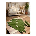 Premium Haki Yeşil 6lı Peçete TAKIMI (toka hediyeli) 40x40