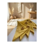 Sarı Premium 6lı (TOKA HEDİYELİ) Peçete Takımı 40x40