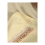 Premium Keten Sarı Püsküllü Runner Masa Örtüsü(45 x 150)