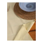 Premium Keten Sarı Püsküllü Runner Masa Örtüsü(45 x 150)