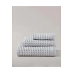 3’lü Gri Pamuklu Havlu Seti – 30x45, 50x90, 80x160 cm – Yumuşak ve Emici