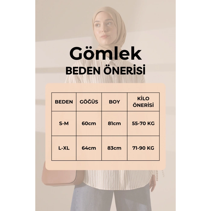 Kadın Modal Dokuma Kumaş Siyah Tesettür Gömlek