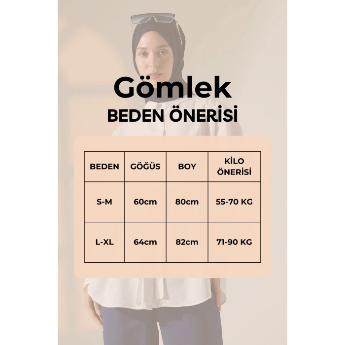 Kadın 100% Pamuk Poplin Kumaş Fuşya Tesettür Gömlek