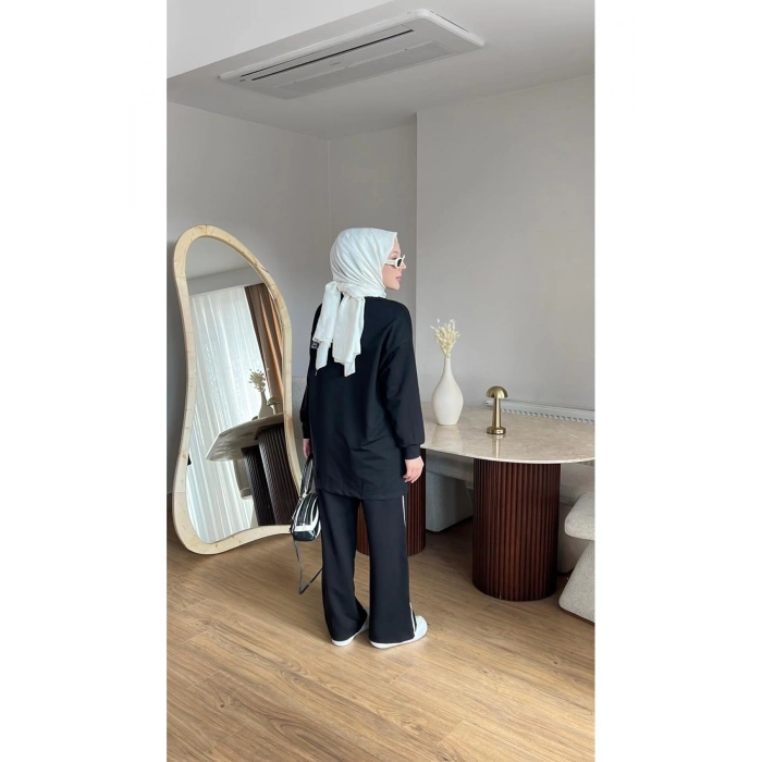 OLİVİA KADIN MEVSİMLİK PENYE ALT ÜST SPOR VE RAHAT TESETTÜR İKİLİ TAKIM