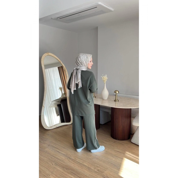 OLİVİA KADIN MEVSİMLİK PENYE ALT ÜST SPOR VE RAHAT TESETTÜR İKİLİ TAKIM