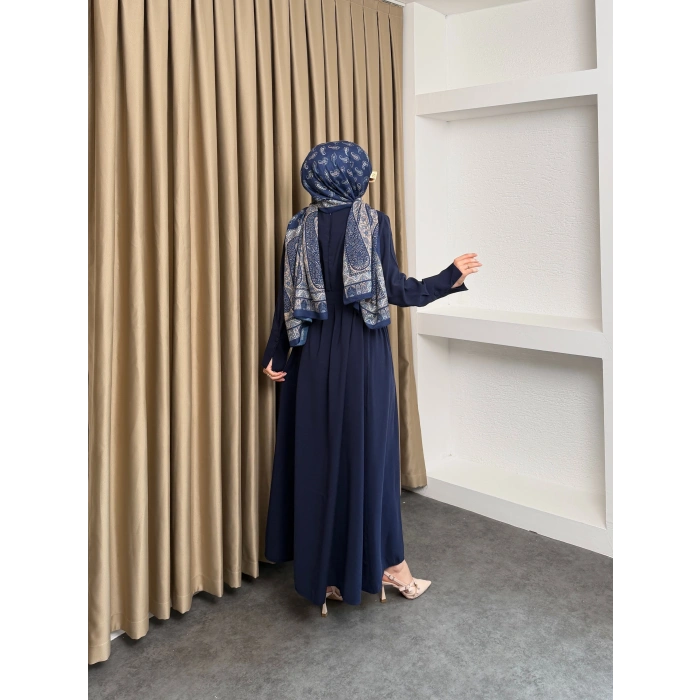 Alesta Model Coupra Kumaş Detaylı Kadın Elbise Takım