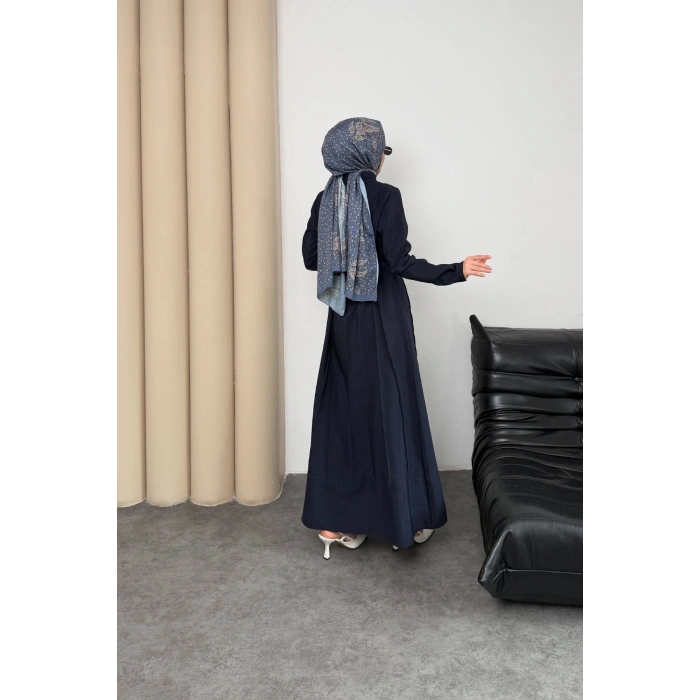 Quenn Model Coupra Model Kumaş Kemer Detaylı Elbise