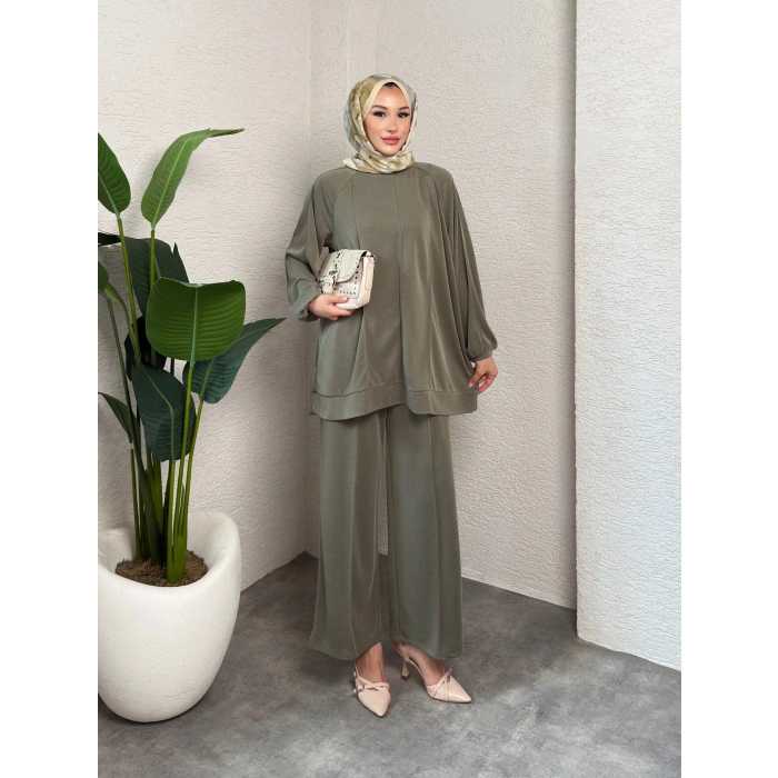 Elegant Model Pike Kumaş Kadın Alt Üst Takım