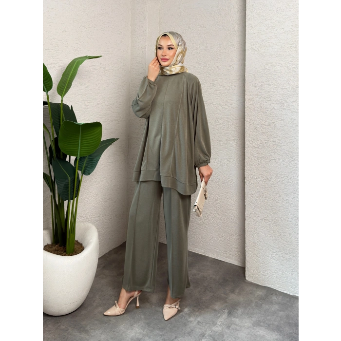 Elegant Model Pike Kumaş Kadın Alt Üst Takım