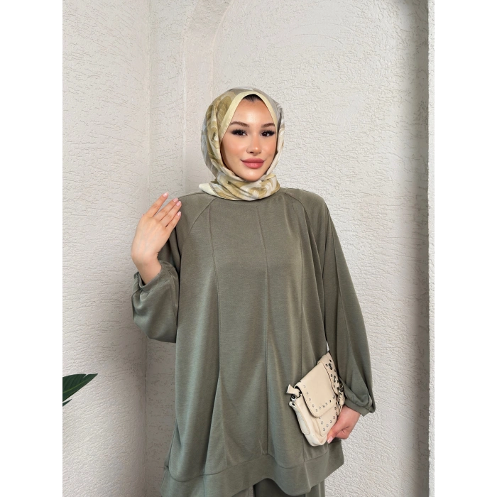 Elegant Model Pike Kumaş Kadın Alt Üst Takım