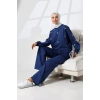 Kadın Lacivert Mevsimlik Penye Alt Üst Spor Ve Rahat Ikili Tunik Pantolon Şık Tesettür Takım