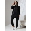 Kadın Siyah Mevsimlik Penye Alt Üst Spor ve Rahat Tesettür Takım