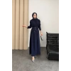 Valeno Model Coupra Model Kumaş Kemer Detaylı Elbise