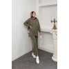 Liora Model İthal Pike Kumaş Cep Detaylı Kadın Takım