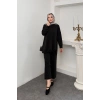 Liora Model İthal Pike Kumaş Cep Detaylı Kadın Takım