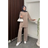 Kalina Model İthal Pike Kumaş Cep Detaylı Kadın Takım