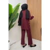 ScubaFlex Comfort Esnek Dokulu Fermuar Detaylı Kadın Tesettür Takım