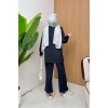 ScubaFlex Comfort Esnek Dokulu Fermuar Detaylı Kadın Tesettür Takım