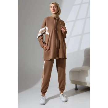 Kadın Mevsimlik Penye Alt Üst Spor ve Rahat Tesettür Takım