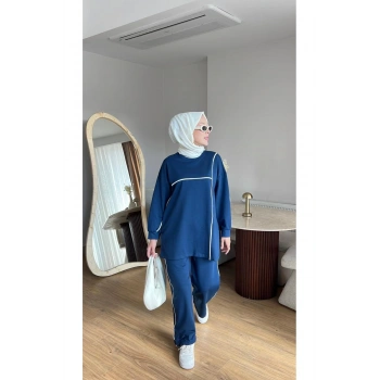 OLİVİA KADIN MEVSİMLİK PENYE ALT ÜST SPOR VE RAHAT TESETTÜR İKİLİ TAKIM