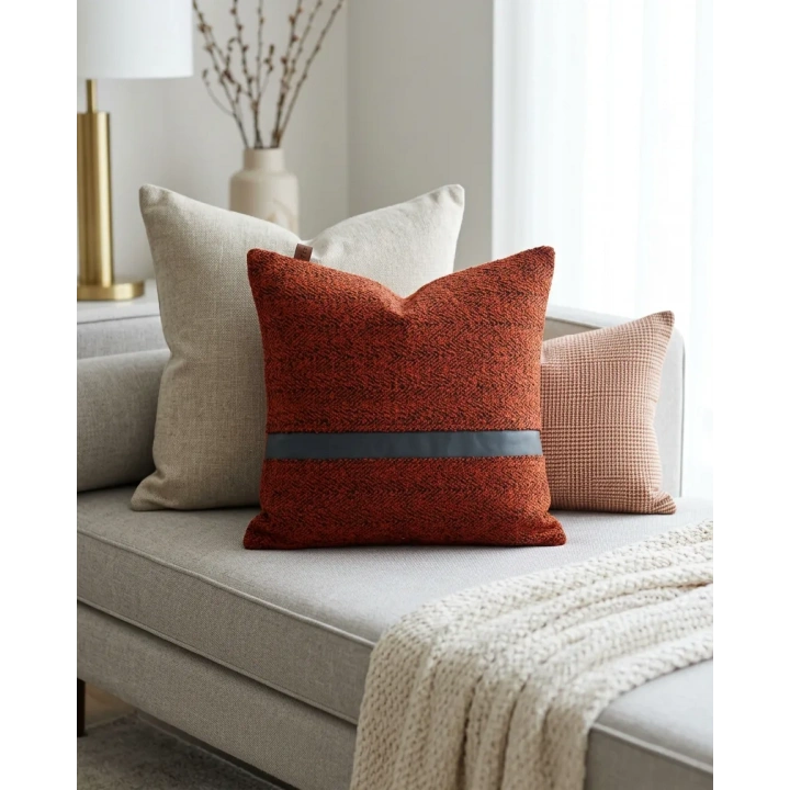 El yapımı tasarım kırlent kılıfı