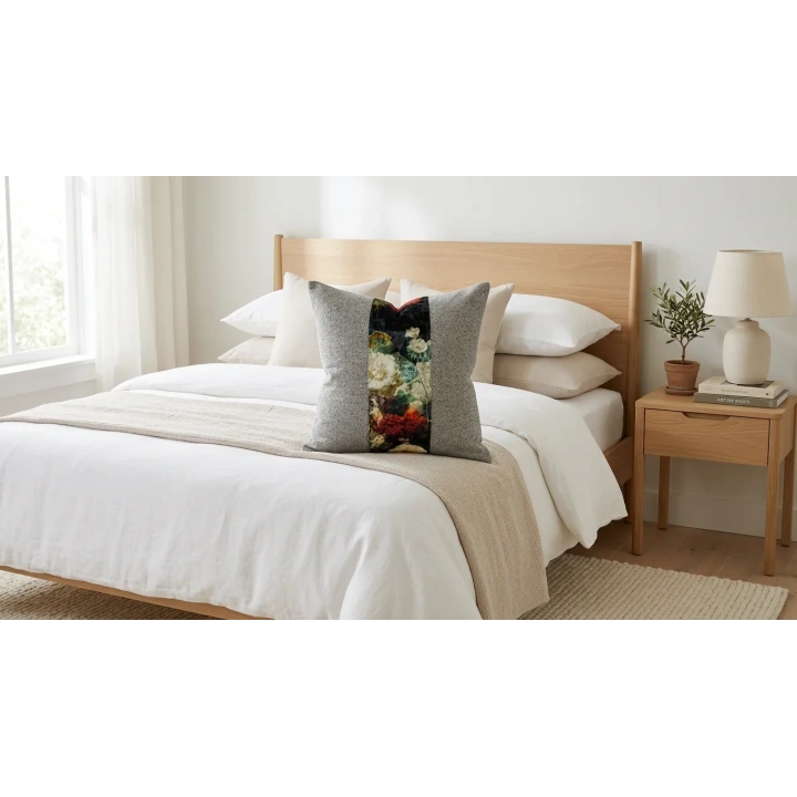 dekoratif el yapımı kırlent kılıfı