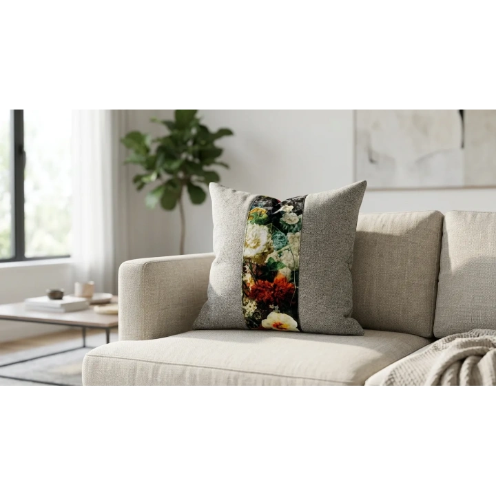 dekoratif el yapımı kırlent kılıfı