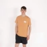 Slimfit Artificial Experience Baskılı Erkek Açık Kahve T-Shirt