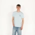 Slimfit FUTURE Baskılı Açık Mavi Erkek T-Shirt