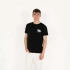 Slimfit Artificial Experience Baskılı Erkek Siyah T-Shirt