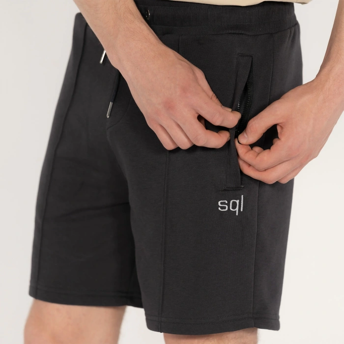 Cebi Fermuarlı Erkek Antrasit Şort