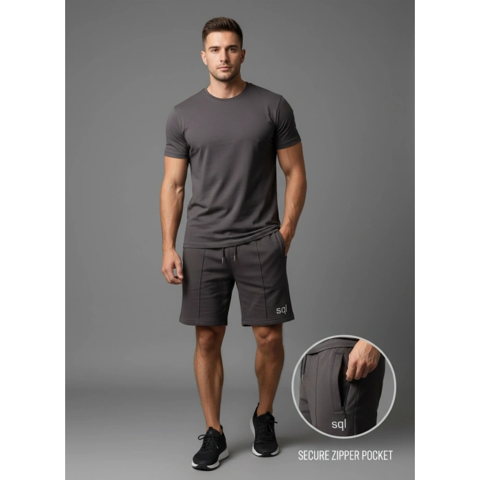 Cebi Fermuarlı Erkek Şort