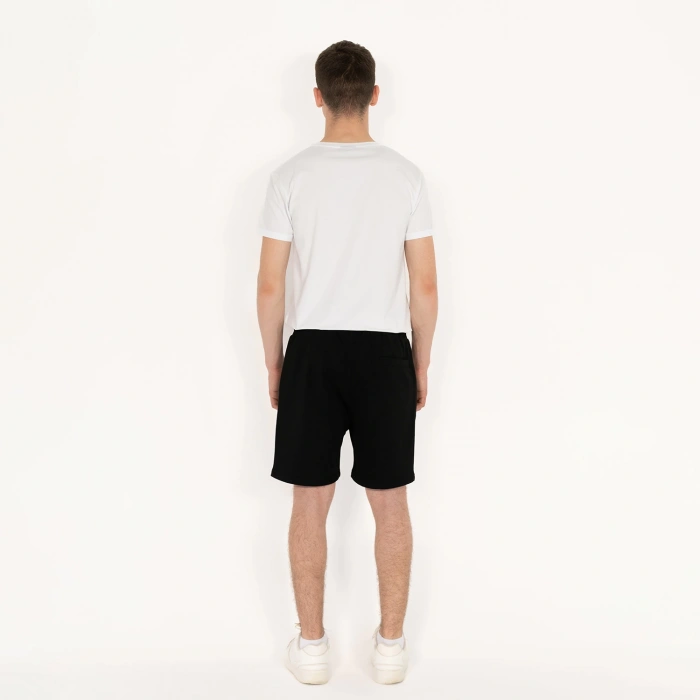 Cepli Erkek Siyah Şort